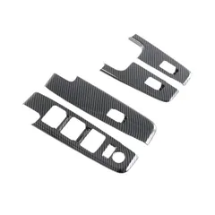 いすゞ Isuzu D-MAX 2021-2022年モデル 専用 ウィンドウレギュレータパネル 装飾フレーム 玻璃升降面板装饰框 内装アクセサリー 取付簡単 高品質 ABS素材 防刮 指紋防止 装飾アップ 右ハンドル/左ハンドル両対応 送料無料