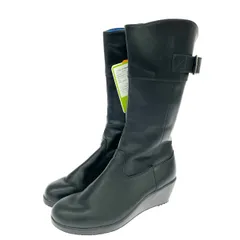 crocs クロックス ロングブーツ 表記サイズ:US W9 レザー    ブラック レディース / 240001194829のサムネイル