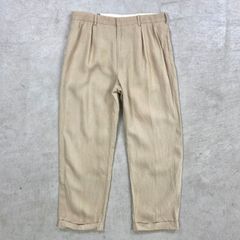 80s usa製 Brooks Brothersリネン ワイドスラックス バギー - メルカリ