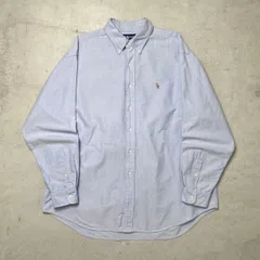90年代 Ralph Lauren ラルフローレン BLAKE コットンシャツ オックスフォード メンズXL 古着 90s ヴィンテージ VINTAGE 