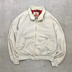80年代 BARACUTA by VAN HEUSEN バラクータ G9 スイングトップ ハリントンジャケット メンズL相当 古着 80s ヴィンテージ VINTAGE チェックライナー オフホワイト
