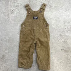 Kids  OSHKOSH オシュコシュ コーデュロイ オーバーオール ロンパース キッズ6ヵ月～ 70～80cm相当 古着 子供服 ベビー服  