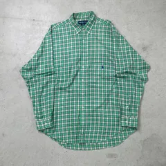 90年代 Ralph Lauren ラルフローレン BLAKE チェックシャツ ポケット付き メンズXL相当 古着 90s ヴィンテージ VINTAGE