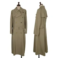 ローブドシャンブル コムデギャルソンrobe de chambre COMME des GARCONS ウールトレンチコート ベージュMのサムネイル