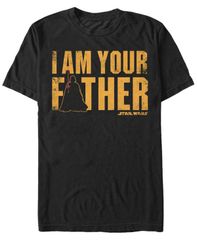 피프스 선 남성 탑스 티셔츠 Fifth Sun Star Wars Mens Classic Darth Vader I Am Your Father Short Sleeve TShirt Black 블랙