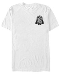 피프스 선 남성 탑스 티셔츠 Fifth Sun Star Wars Mens Vader Detailed Pocket Helmet Short Sleeve TShirt White 화이트