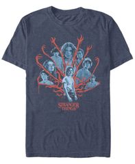 피프스 선 남성 탑스 티셔츠 Fifth Sun Menstranger Things Demogorgan Billy Poster Short Sleeve TShirt Navy 네이비