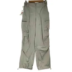 ザラ ZARA サテングレー カーゴパンツ レディース JPN：XS 