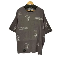 ジェラートピケ gelato pique パイル地 総柄 半袖 クルーネックニット ハーフパンツ キャラクター セットアップ メンズ  L