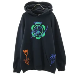 adidas Originals アディダスオリジナルス 長袖 スウェットパーカー O ブラック メンズ 古着