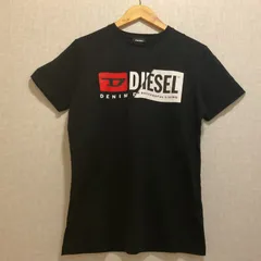 □DIESEL 【ディーゼル】　半袖　Tシャツ　ブラック　ロゴ　プリント　M