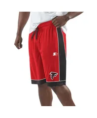スターター メンズ ボトムス ハーフパンツ・ショーツ ショートパンツ Starter Mens Red Atlanta Falcons Throwback Fan Favorite Shorts Reのサムネイル