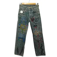 リーバイス Levis 90s 502 アニメ/ペイントリメイク ジップフライ デニムパンツ メンズ  W29 L34