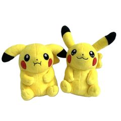 タグ付き マイピカチュウ 2匹セット オス＆メス ぬいぐるみ ポケモン