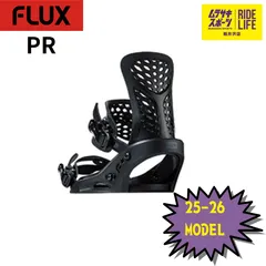 【ムラスポ公式】FLUX　フラックス　PR（ブラック）　25-26　NEW  ユニセックス　バインディング　スノーボード　23％OFFのサムネイル