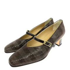 銀座ヨシノヤ ギンザヨシノヤ ストラップパンプス 表記サイズ:23.0cm スエード    ブラウン レディース / 240001194817