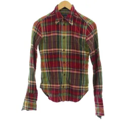 ラルフローレン RALPH LAUREN シャツ 4 マルチカラー チェック柄 レギュラーカラー 長袖 /GG ■ECD001
