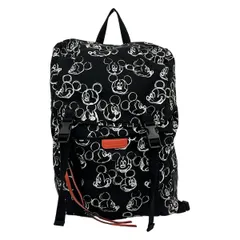 stellamccartney(ステラマッカートニー) リュックサック ファンタジア ミッキープリント ロゴバックパック 7B0015WP0034 黒×白×レッド