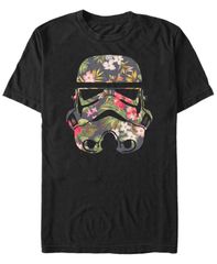 피후스 선 맨즈 탑스 T셔츠 플라워 무늬 프린트 셔츠 플라워 Fifth Sun Mens Star Wars Tropical Stormtrooper Floral Print Short Sleeve Tshirt Black 브래지어