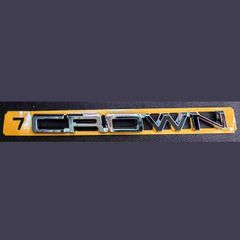 220系クラウン プラチナブラックエンブレム CROWN 文字 新品未使用 