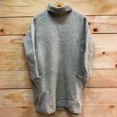 BLUE BLUE ブルーブルー 七分袖 タートルネック セーター