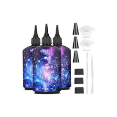 Bonsky(ボンスキー) レジン液 UV/LED対応レジン液 大容量360g ハードタイプ成形 UVレジン液DIY手作り装飾急速に硬化 低アレルギー性 1