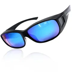 [冒険王] サングラス 眼鏡の上から オーバーグラス 偏光サングラス 【鯖江企画/運転用】 フィットオーバー SC80-MCL 0