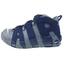 NIKE (ナイキ) Air More Uptempo 96 Midnight Navy エアもアップテンポ 96 ミッドナイトネイビー ネイビー/グレー US9/27cm 921948-003