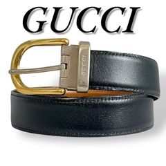 미품 GUCCI 438 여성 벨트 벨트 블랙 가죽