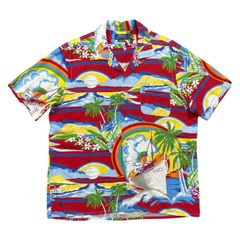 POLO RALPH LAUREN イエロー ビスコース アロハシャツ XL POLO RALPH LAUREN イエロー ビスコース アロハシャツ XL - メルカリ