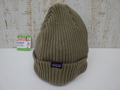patagonia パタゴニアベージュ ニット帽 フリーサイズ 中古品