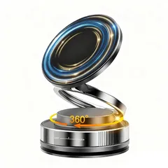 スマホホルダー 車 【真空ゲル吸盤+超強磁力】 車載 スマホスタンド 安定性 Mag-safe 車載 車載スマホホルダー 多角度自由調節 360°回転な台座 マグセーフ 車載 片手操作 1秒で着脱 車用品 携帯ホルダー 車 折りたたみ式 高級合金素材 スマ 1