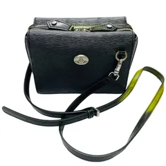 Vivienne Westwood ヴィヴィアンウエストウッド NEW ADVAN アドバン ブラック 本革（レザー） ショルダーバッグ レディース 【中古】 42602K84