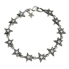 ジャスティンデイビス Justin Davis HOLLYWOOD BLVD S SV925 CUBIC ZIRCONIA ハリウッド ブルーバード 星スター SILVER キュービック ジルコニア ブレスレット シルバー ▲■260223のサムネイル