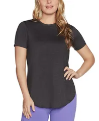 スケッチャーズ レディース トップス Tシャツ Skechers Womens Active GO WALK Wear GO DRIreg SWIFT Tunic TShirt Black ブラックのサムネイル