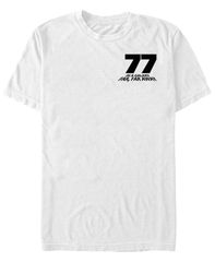 피프스 선 남성 탑스 티셔츠 Fifth Sun Star Wars Mens In A Galaxy Far Far Away Left Chest Text Short Sleeve TShirt White 화이트