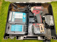 ☆マキタ(Makita) 充電式インパクトドライバ(レッド) 14.4V 6Ah 