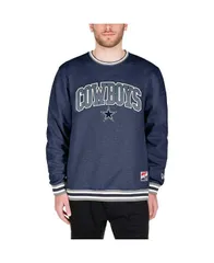 ニューエラ メンズ アウター パーカー・スウェット スウェット トール シャツ New Era Mens Navy Dallas Cowboys Big Tall Pullover Sweatshirt Navy ネイビー