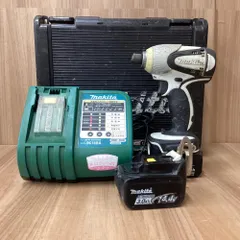 【中古】makita/マキタ TD130DRFXW 14.4V充電式インパクトドライバ※商品説明欄必読【201】
