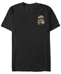 피프스 선 남성 탑스 티셔츠 플라워 무늬 셔츠 플라워 Fifth Sun Star Wars Mens Storm Trooper Floral Pocket Short Sleeve TShirt Black 블랙