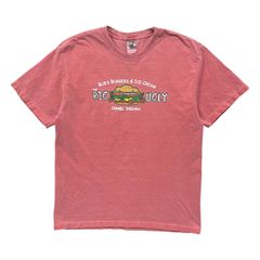 USA 古着 ボブズバーガー&アイスクリーム クルーネック Tシャツ プリント メンズL ピンク BA4969