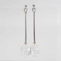 GEORG JENSEN /Dew Dropピアス ＊ローズクォーツ - メルカリ