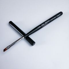 【在庫セール】ジェルブラシ ジェルネイル ブラック フレンチ ブラシ 筆 ネイル筆 ネイル ジェルネイル筆 キャップ付き ネイル用品 ネイルアート ネイルツール セルフネイル (ブラック フレンチ)