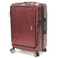 中古 [3-5泊向けサイズ]LEGEND WALKER 5205 ブルーホエール 58L/拡張時72L ハードスーツケース　5205-58-wr ワインレッド 【可(C)】