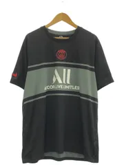 NIKE (ナイキ) PSG 21/22 3rd ジャージ ブラック XXL