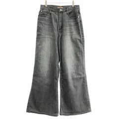 PUBLIC TOKYO パブリックトウキョウ PUBLICDENIM COOL WIDE ワイドデニムパンツ 165340001 グレー 3のサムネイル