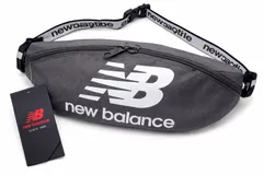 【新品タグ付】ニューバランス ウエストバッグ ボディバッグ グレー JABL9718 ロゴ《0320-10》