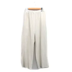 アーバンリサーチ URBAN RESEARCH プリーツ ワイドパンツ シンプル F アイボリー 白 /KT4