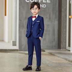ZARA KIDS チェックスーツブレザー&パンツ、シャツ、ネクタイ4点セット ZARA KIDS チェックスーツブレザー&パンツ、シャツ、ネクタイ4点セット