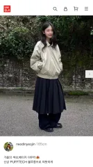 S UNIQLO U パフテック ブルゾン ベージュ